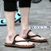 Chanclas de playa de goma de Vietnam para hombre, de verano, de moda